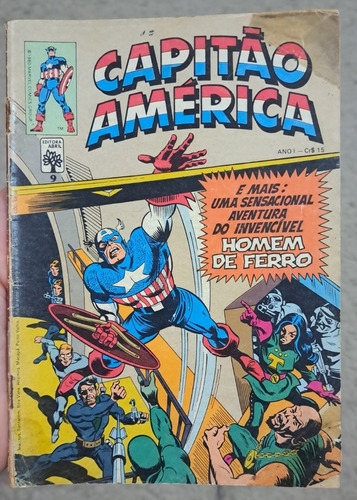Capitão América Nº 9 - Ed. Abril (1980)