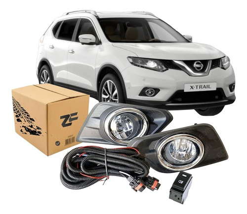 Neblineros Nissan X-trail 2015/2017 Kit Completo