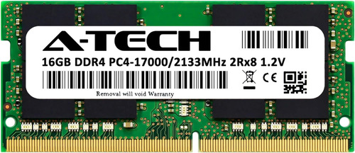 A-tech 16 Gb Ddr4 2133 Mhz Sodimm Pc4-17000 (pc4-2133p) Cl..
