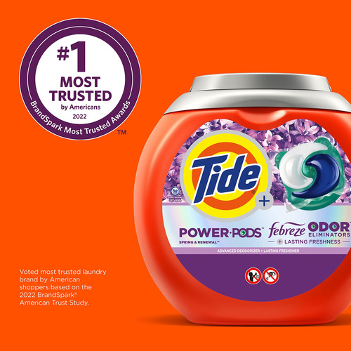 Pacotes De Detergente Para Roupa Tide Power Pods 32 Unidades