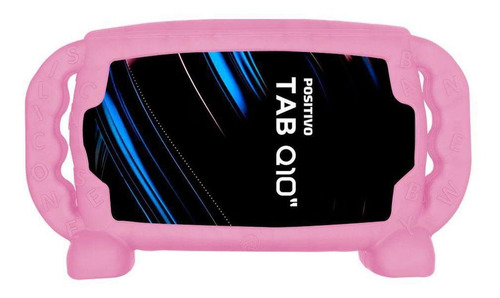 Capa Infantil Tablet Positivo Tab Q10 Tela 10 Macia Top Rosa