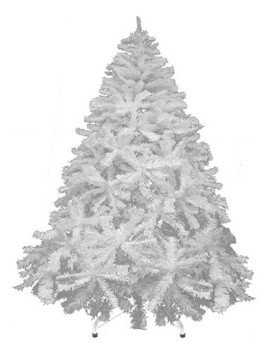 Arbol Navidad 2.20m Artificial Blanco Pino Pachon Jardimex Color Blanco