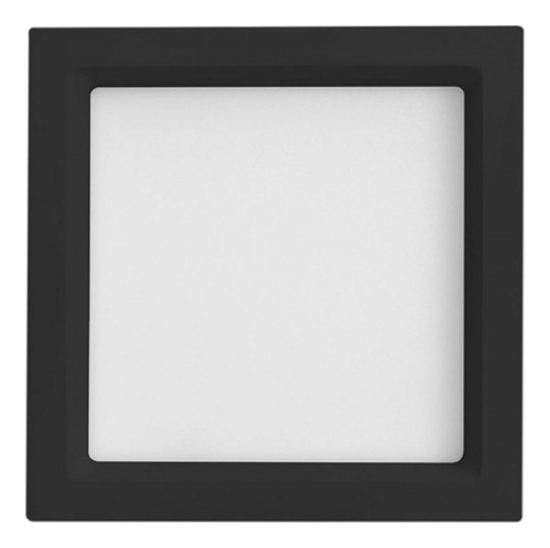 Kit 2 Painel Led Embutir Jet Black Recuado 400x400 36w