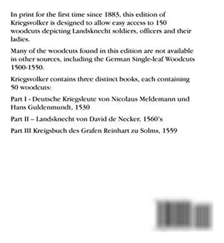 Libro: Landsknecht Woodcuts: Kriegsvolker Im Zeitalter Der
