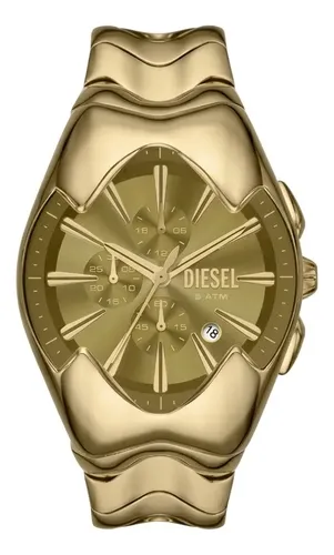 r.r.y.y様 Relogio Diesel Vert Dz4681 - Mercurial Dourado 5bar