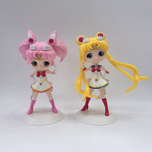 Figuras Sailor Moon X2 Prisma Lunar Marte Saturno Pluton