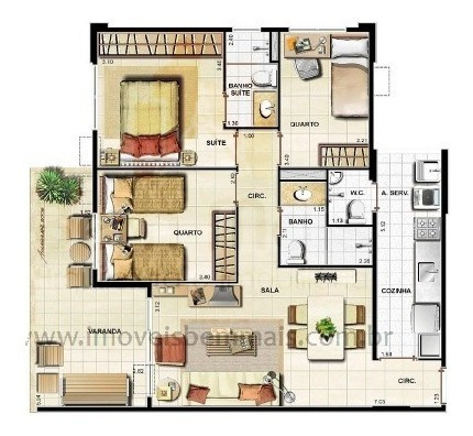 Apartamento Para Venda, 3 Dormitórios, Recreio Dos Bandeirantes - Rio De Janeiro - 769