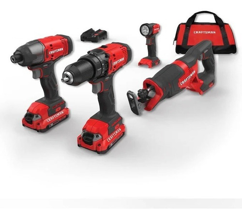 Craftsman 20 Volts Kit 4 Piezas Envio Gratis