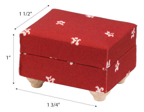 Silla De Sofá De Casa Muñeca Con Otomano, Sillón De Muebles