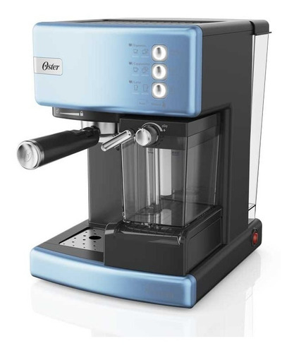 Cafetera Espresso Oster Em6603cc 15 Bares (marfil) Color Azul celeste