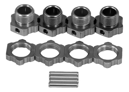 Adaptador De Ruedas Rc Monster Hex Pin M17 Hubs Traxxas Nut