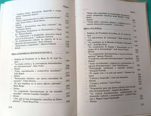Iberoamérica. Encuentro En La Democracia - 1983