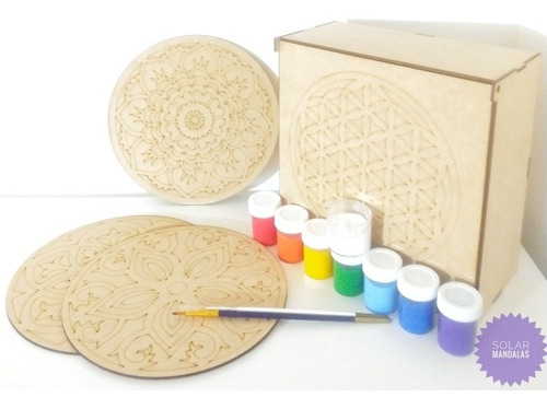 Kit Mandalas Para Pintar Flor De La Vida Geometría Arte
