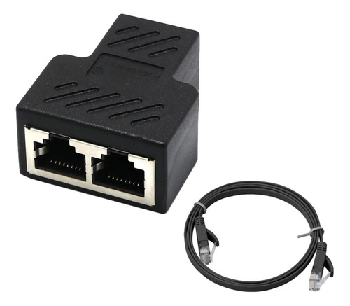 Adaptador Divisor Cable De Ethernet Accesorios Para Pc
