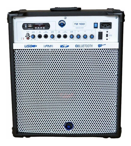 Caixa Multiuso Turbox Tb-400 10 Pol 80w Rms Aplificada Forte