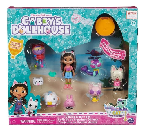Gabby's Dollhouse Playset Juego De Figuras Viajeras