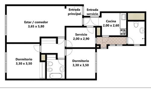 Departamento En Venta Apto Credito