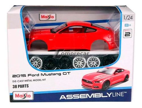 Auto Armar Maisto Assembly Line 124 2015 Ford Mustang Gt