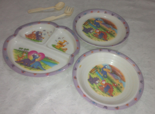 Imagen 4 de 5 de Juego Platos Infantiles Set De Tres