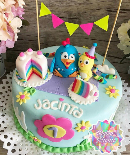Tortas Cumpleaños La Gallina Pintadita 25 Porciones Consulta