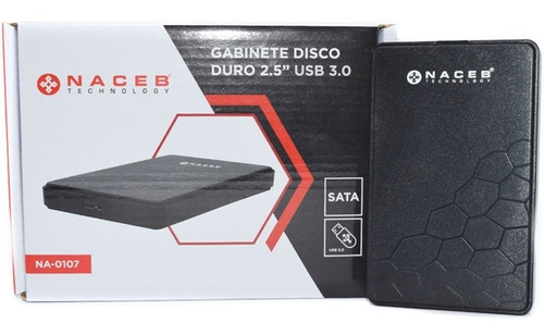 Gabinete Disco Duro 2.5 Sata Usb 3.0 Naceb Na-0107 /v /vc