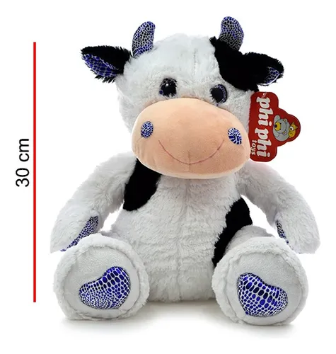 Peluche Vaca Sentada 30cm Phi Phi Toys