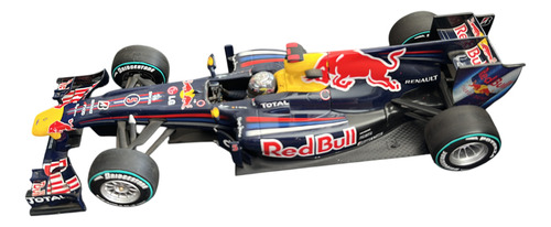 F1 Red Bull 1:18 S Vettel Campeon 2010 Minichamps Abu Dhabi Azul (Usado)