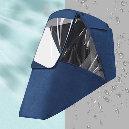 Funda De Lluvia Para Cochecito Accesorio Impermeable Azul
