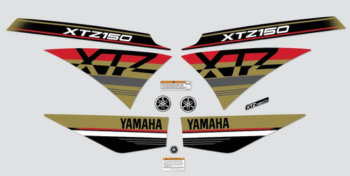 Calcos Para Yamaha Xtz 150 Moto Arena