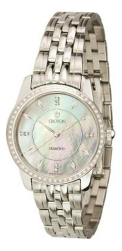 Croton 0.33 Ct Diamante Tw Señoras Del Cuarzo Del Reloj Del 