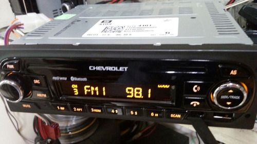 Estereo Chevrolet Comando Azul O Ambar Usb Bt