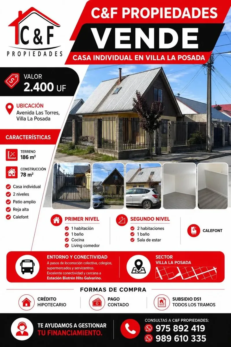 Imagen 1 de 10 de Vendo Casa En Villa La Posada En Coronel