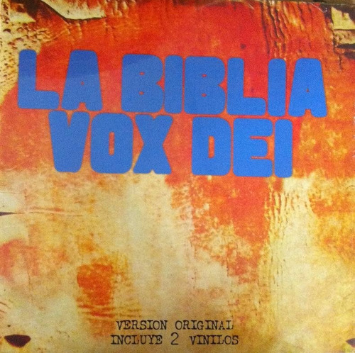 Vinilo Vox Dei - La Biblia (2 L P) 2016 Eshop Big Bang Rock