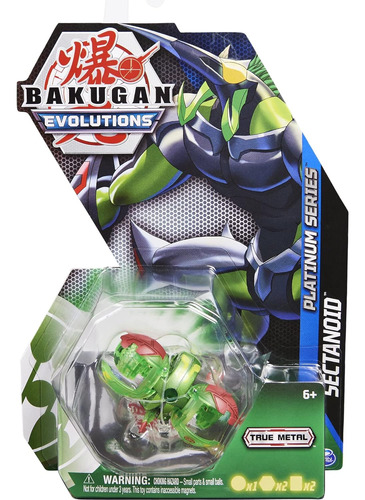 Bakugan Evolutions 2022 Platinum Series Ventus Sectanoide Fu