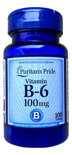 Vitamina B6 100mg Americana - Unidad a $367