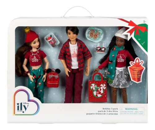 Bonecas Disney Ily 4ever Holiday 3 Pack C Surpresa Inclusa