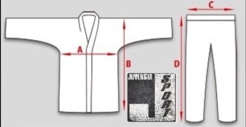 Imagen 5 de 6 de Traje Karate Dobok Karategui Kimono Artes Marciales T3