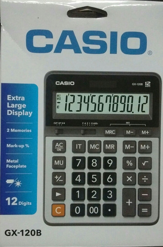 Calculadora De Mesa Casio Gx-120b Zona Tribunales, Obelisco