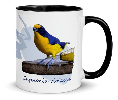 Imagem 3 de 7 de Caneca Personalizada Aves De Ubatuba (gaturamo Verdadeiro)