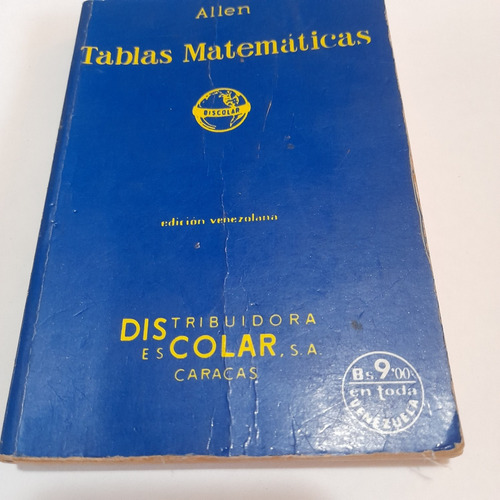 Tablas Matematicas De Allen