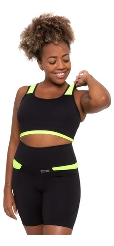 Top Basic Neon Fitnez® - Cor Verde