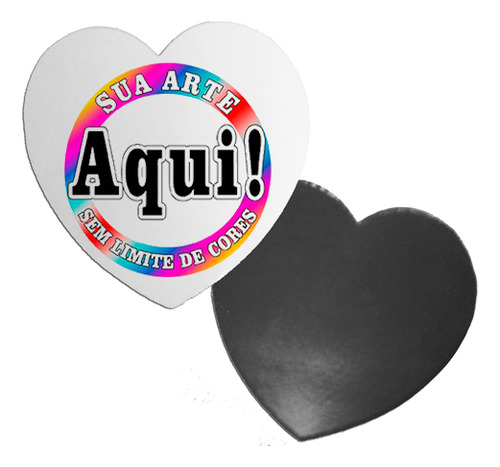 Imã 4,5x4,5 Personalize Com Sua Arte Diversos Formatos 25uni