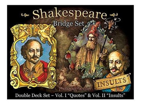 Shakespeare  Double Deck  Playing Card Set.