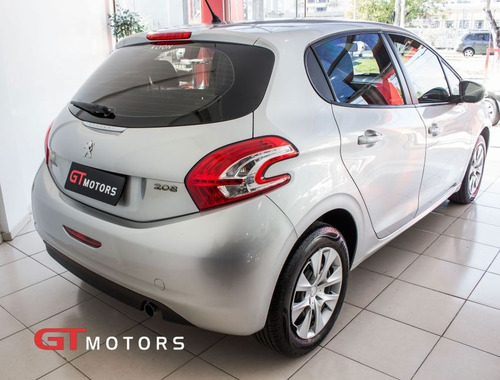 Peugeot 208 1.5 Active 8v 2014 Prata Flex