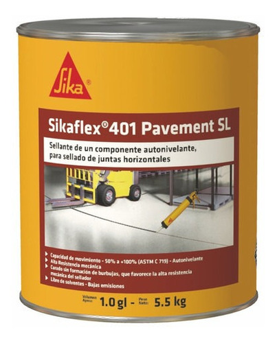 Sikaflex 401 Pavement Sl Sellante Autonivelante En Pisos 1gl