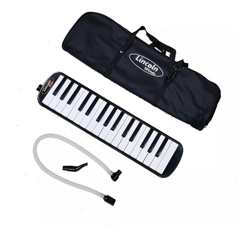 Melodica Lincoln Winds 32 Me32s-sb-bk 32 Notas Color Negro