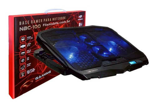 Base Refrigerada Com 4 Coolers Para Notebook Gamer