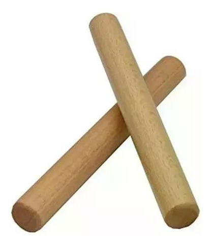 Par Claves Simple De Madera 25 Cm Todoaudio Chile