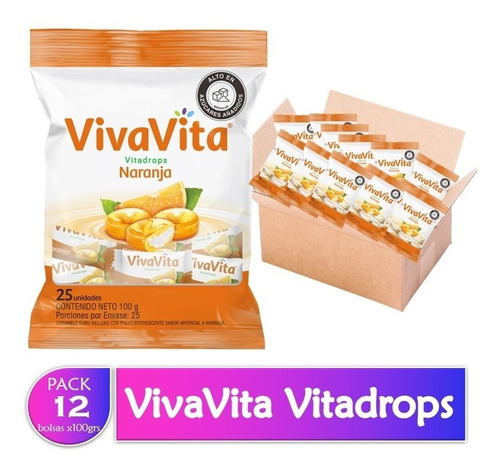 Pastillas Dulces Vivavita Vitadrop - Unidad a $5149