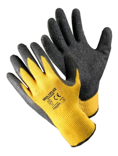 Guantes De Trabajo Seguridad Profesional Multiflex Latex